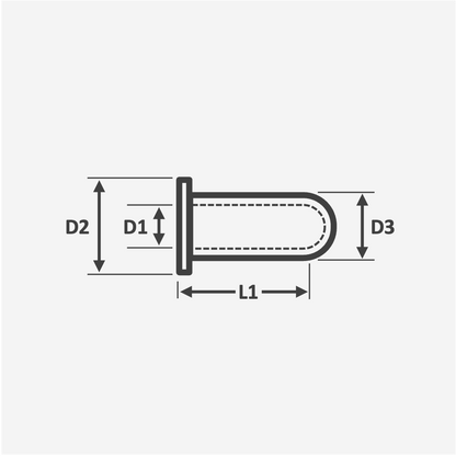 Cap with Flange Silicone