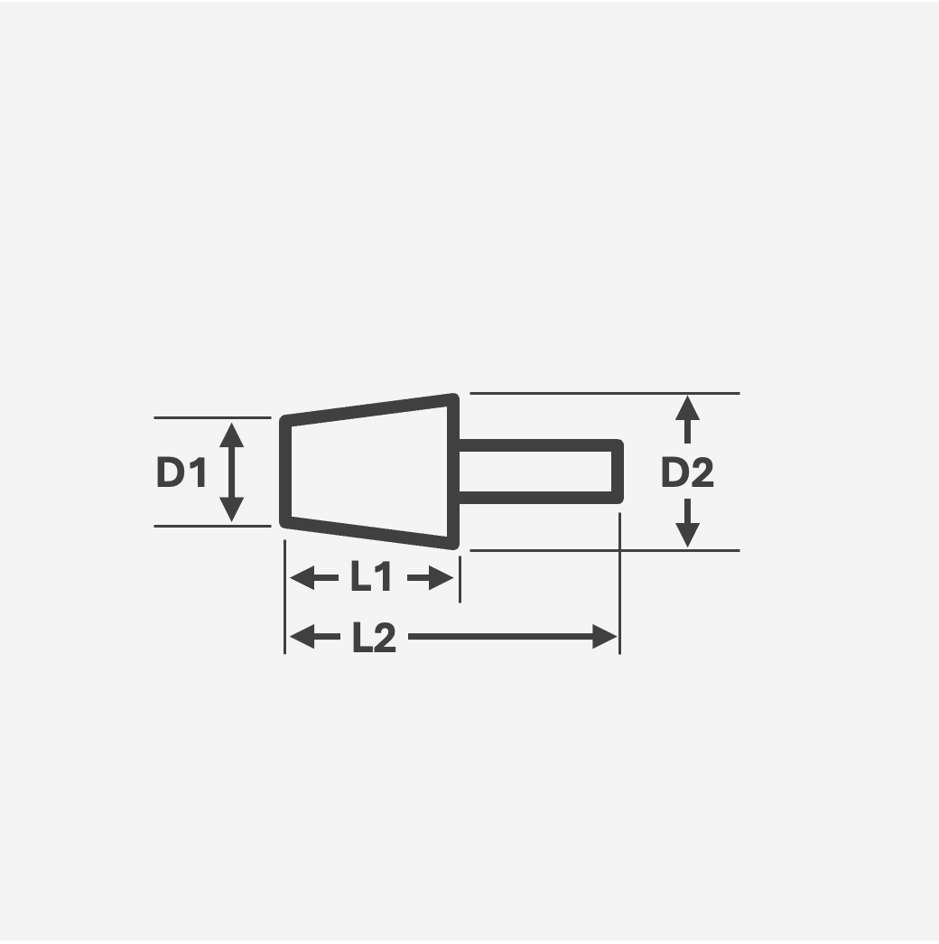 Tapered Silicone Plugs with Handles