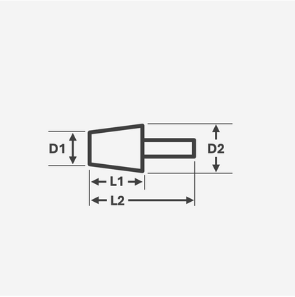 Tapered Silicone Plugs with Handles